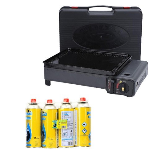 Portable gas grill - grill, stove