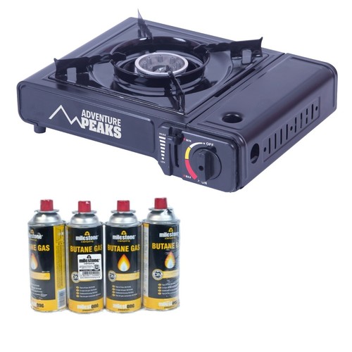 Portable camping gas stove - camping,