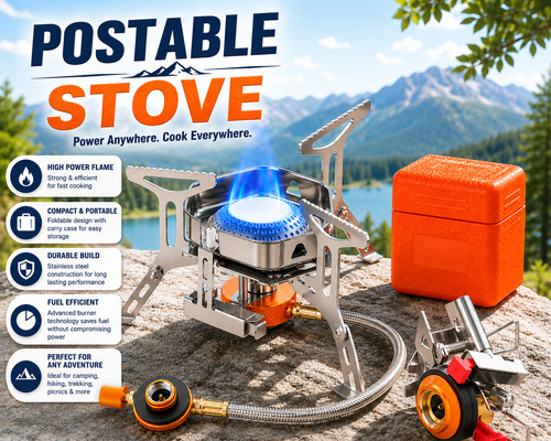 Mini camping stove portable - stove,